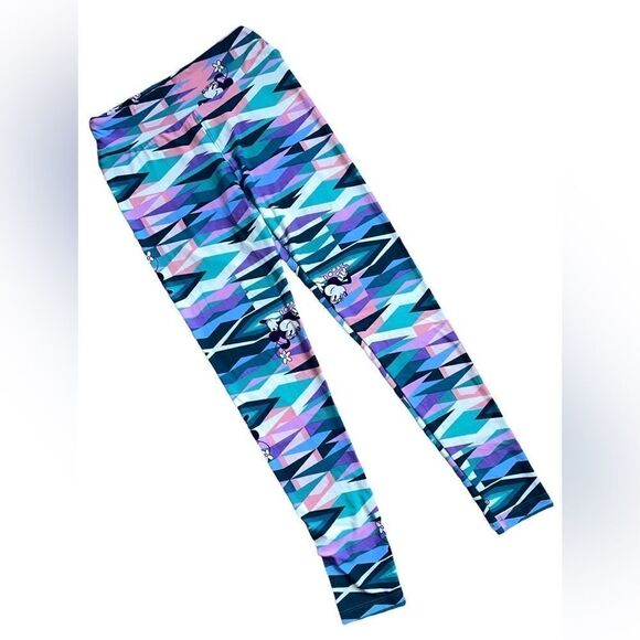 LuLaRoe One Size Leggings • Disney’s Minnie Mouse • Multicolor•Geometric Designs - Picture 3 of 12